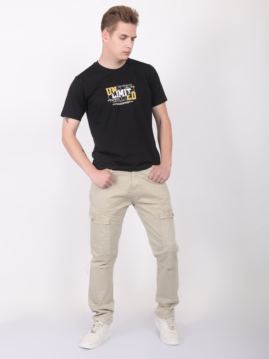 ZYKER SALES Men's Fashion CARGO BEIGE