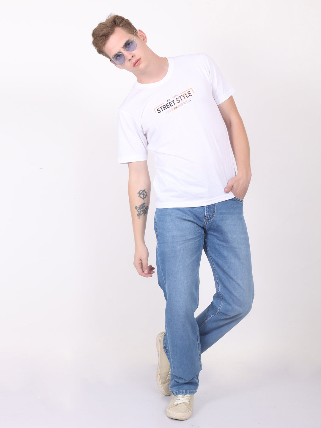 ZYKER SALES ROCK STAR FIT  ROYAL BLUE JEANS