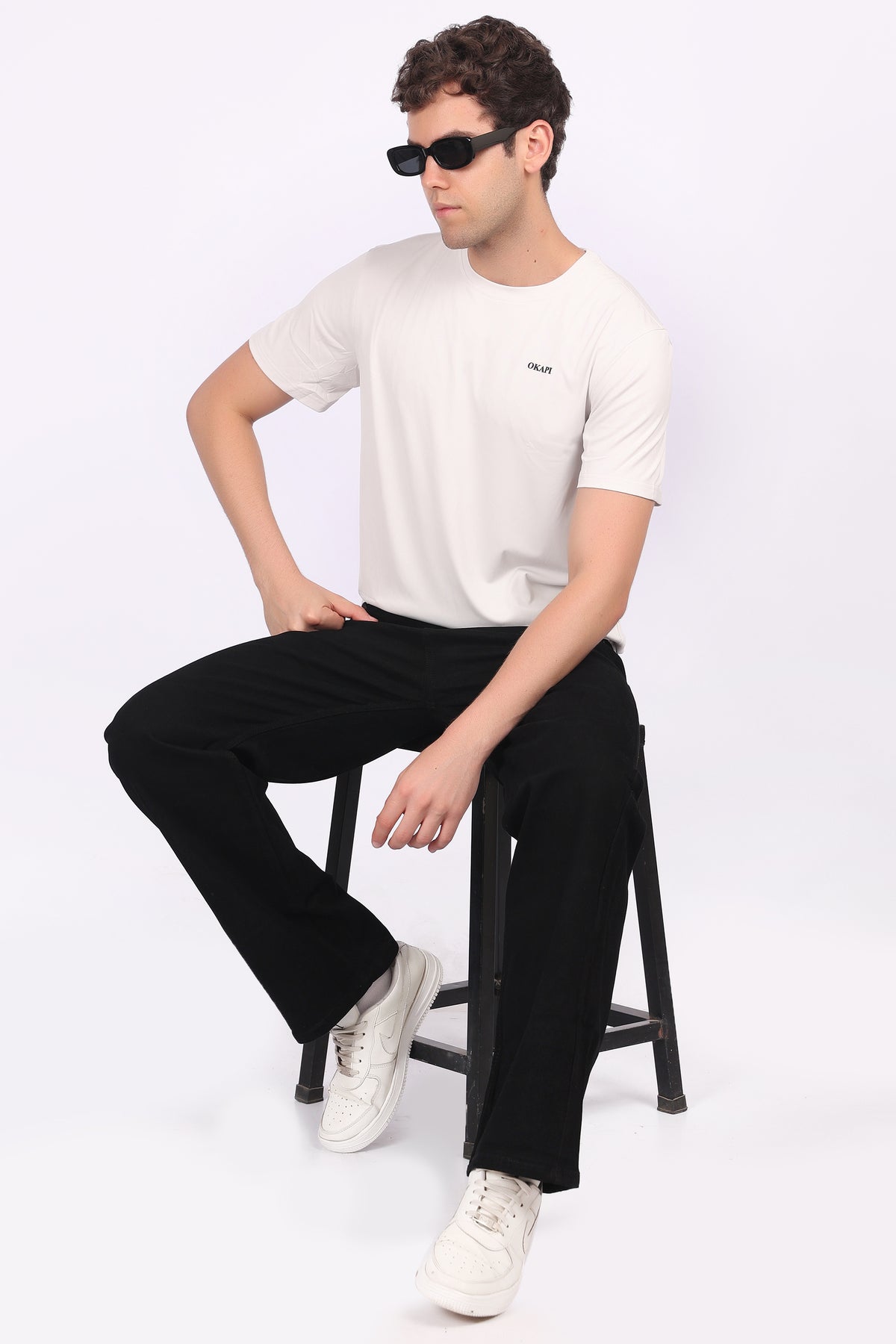 MENS BAGGY FIT JEANS (6055)